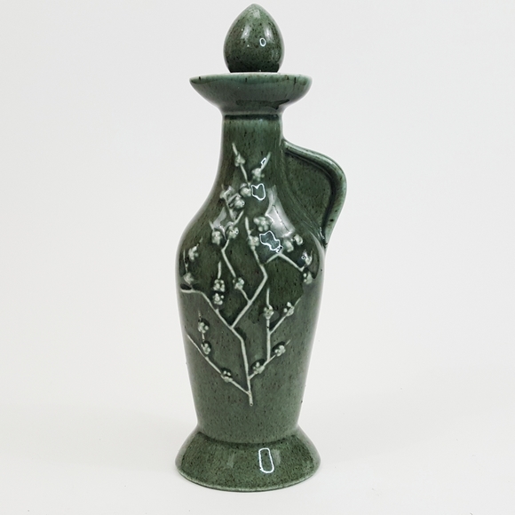 Jim Beam Regal China Other - Regal China Jim Beam Decanter Bourbon Green Floral